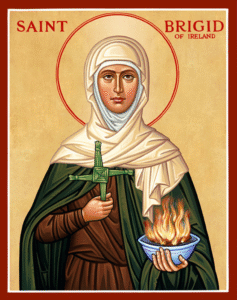 St brigid, irish saints, celtic saints, orthodox saints, lives of saints, akathist