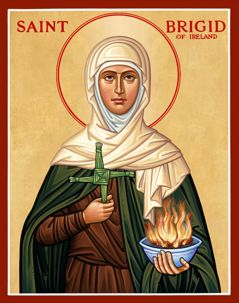 St brigid, irish saints, celtic saints, orthodox saints, lives of saints, akathist