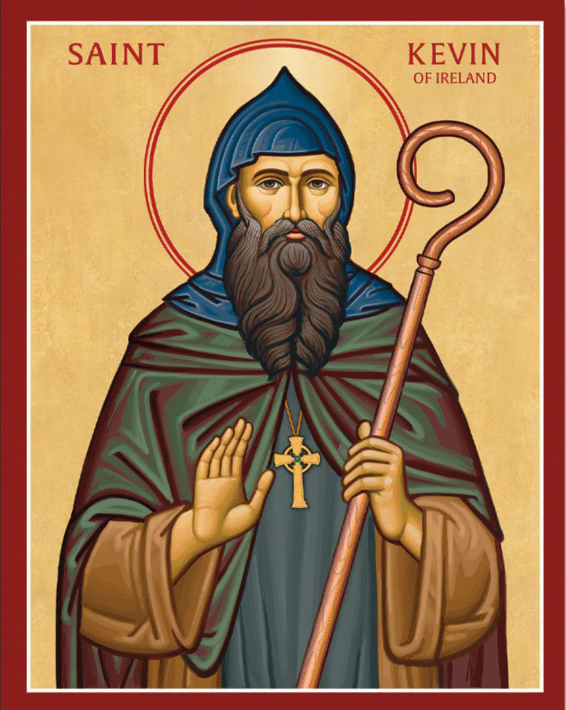 St. Kevin, Glendalough, Saints of Ireland, Celtic saints, Irish saints