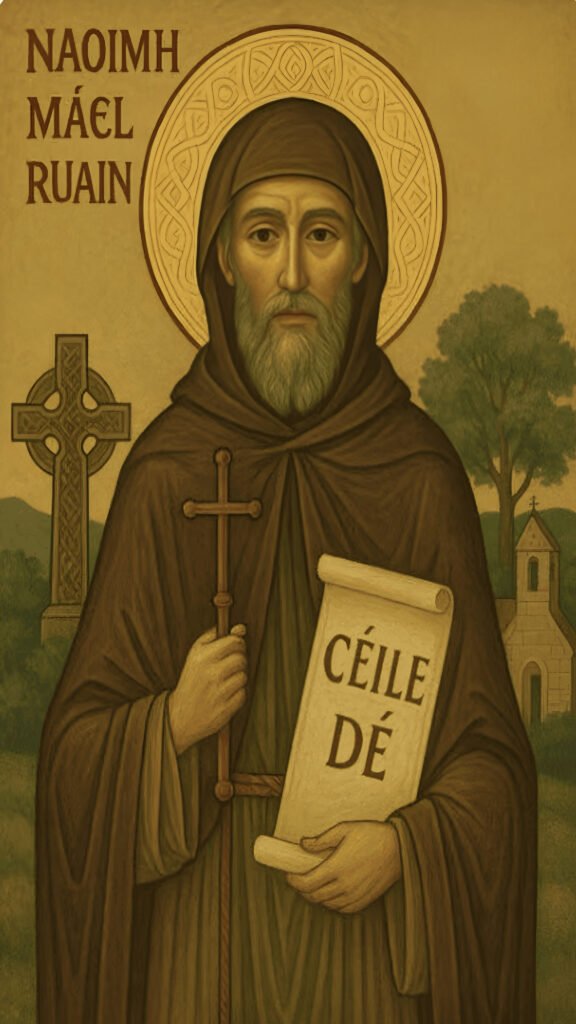 Saint Mael ruain, orthodox saints, celtic saints, Irish saints, orthodoxy